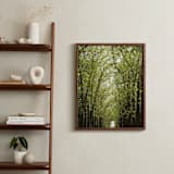 "Canopy of Trees" - Art Print in Green by Eric Clegg - In a Room
