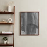 "rainforest leaf" - Art Print in steel grey by Alicia Abla - In a Room
