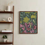 "Mediterranean Bush" - Art Print in Merlot by Cecilia Battaini - In a Room