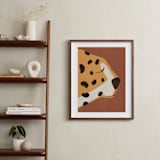 "Dreaming Of Africa" - Art Print in Terracotta by Nancy Noreth - In a Room