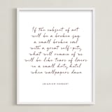"Custom Quotes" - Custom Print in Rustique by Minted - Framed