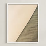 "Sahara Desert" - Art Print in Original Color by Therese d - Framed