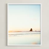 "Cannon Beach No. 2" - Art Print in Color by Kamala Nahas - Framed