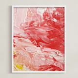 "Good Enough To Eat" - Art Print in Buttercream red by Lisa Procter - Framed