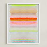 "Inner Light" - Art Print in Vibrant Pastel by HAPI ART - Framed