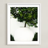 "verdant garden II" - Art Print in leaf by Sara Hicks Malone - Framed