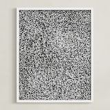 "10,000 Grains" - Art Print in Charcoal by Bryn Wears-Fitipaldi - Framed