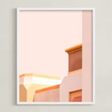 "Urban Desert Series 1" - Art Print in Soft Earth Tones by Lisa Sundin - Framed