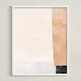 "Journey 01" - Art Print in Desert Brown by WeArt - Framed