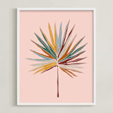 "Chic Palm" - Art Print in retro by lulu and isabelle - Framed