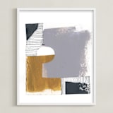 "Urban block 1" - Art Print in new york urban blocks by Bethania Lima - Framed