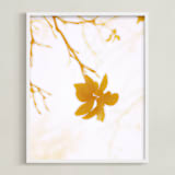 "Morning II" - Art Print in Amber by Stellax Creative - Framed