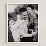 "The Big Picture: Father's Day Framed Photo" - Framed Photo in White by Minted - Framed