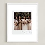"Classic Snap (BRIDES)" - Framed Photo in Quartz by Minted - Framed