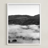 "The Valley" - Art Print in black and white by Angela Thompson - Framed