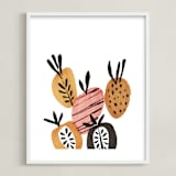 "Mipina" - Art Print in Sunshine Gold by Jenna Skead - Framed