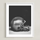 "armour" - Art Print in steel grey by Alicia Abla - Framed