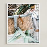"Yucatan II" - Art Print in Caribbean Blue by Lindsay Ferraris Photography - Framed