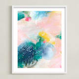 "Creme Peche" - Art Print in Peaches and cream by A Real Peach Studio - Framed