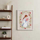 "Disney's Belle Library" - Personalized Art Print in Rose by Jamie Alexander - In a Room
