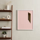 "A Balanced Arch" - Art Print in Creamy Pink by Lisa Sundin - In a Room