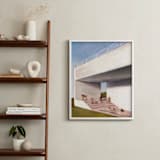 "Leisure, Interrupted" - Art Print in Sky Blue by Jordan M Gentry - In a Room