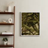 "Bamboo Breeze" - Art Print in Bamboo Green by Katie Buckman - In a Room