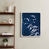 "Sea Oats Cyanotype" - Art Print in Ocean by Renée Stramel - In a Room