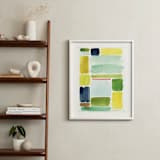 "Indigold Color Study" - Art Print in Indigold by Stephanie Ryan - In a Room