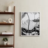 "dancing in the light" - Art Print in classic black and white by Qing Ji - In a Room