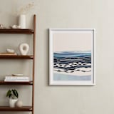 "Seascape I" - Art Print in marine by Tatjana Koraksic - In a Room