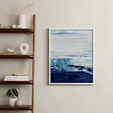 "Ice Out" - Art Print in Ice Blue by Karen Kaul - In a Room