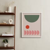 "Valentina" - Art Print in Olive by Alex Roda - In a Room