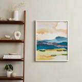 "Sunset Escape" - Art Print in Golden Yellow by Sara Shashani - In a Room