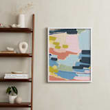"Rainbow Mash Up" - Art Print in Perfect Pink by Katie Craig - In a Room