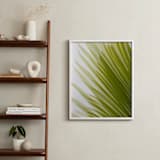"Palm leaves 2" - Art Print in Citrus green by Eliane Lamb - In a Room