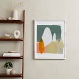 "Things unsaid 2" - Art Print in Leaf Green by Erin McCluskey Wheeler - In a Room
