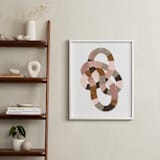 "Running in Circles" - Art Print in Sand by Pati Cascino - In a Room