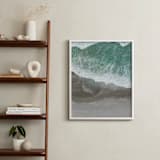 "The Shoreline" - Art Print in Sea Green by Melanie Sutherland - In a Room