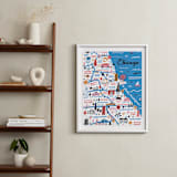 "I Love Chicago" - Art Print in Lake by Jordan Sondler - In a Room