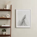 "Mt. Winterfell" - Art Print in Mountain Silver by jinseikou - In a Room