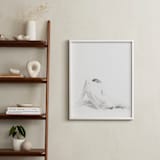 "Nude Study" - Art Print in original charcoal by Ramnik Velji - In a Room