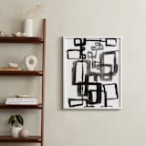"Alternative Paths" - Art Print in Extreme Black by Bethania Lima - In a Room