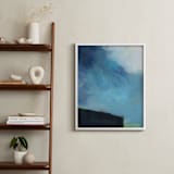 "Deep Dive" - Art Print in Dive Blue by AlisonJerry - In a Room