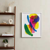 "Abstract Watercolor" - Art Print in Fuchsia by Alexandra Dzh - In a Room