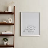 "Telephone" - Art Print in Pearl by Cristiane - In a Room