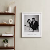 "Be There: Portrait Framed Photo" - Framed Photo in Charcoal by Blustery August - In a Room