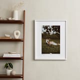"With a Heart: Portrait Framed Photo" - Framed Photo in Taupe by Laura Hamm - In a Room