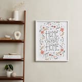 "Home Sweet Home" - Art Print in Pastel by Kristen Smith - In a Room