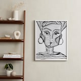 "Lady Gray" - Art Print in Grey by Juniper Briggs - In a Room